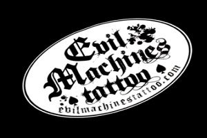 I 10 migliori studi di tatuaggi realistici a Roma Evil Machines, logo