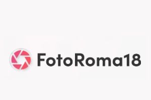 Uno dei migliori fotografi ritrattisti a Roma è FotoRoma18, logo