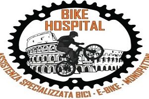 Uno dei migliori centri riparazione bici a Roma è Bike Hospital, logo