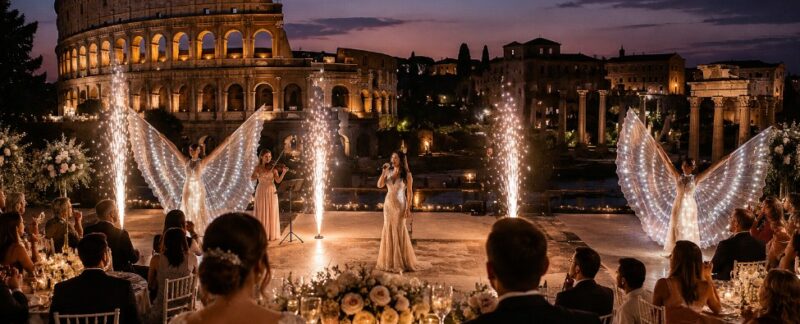 Le 10 migliori spettacoli per matrimoni a Roma